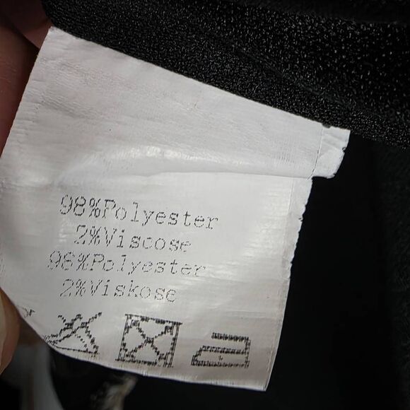 Grace Karin Black Floral Chiffon Blouse Size XL - Picture 6 of 7